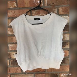 BDG Urban Outfitters Women’s Cream Sleeveless Crop Top Large